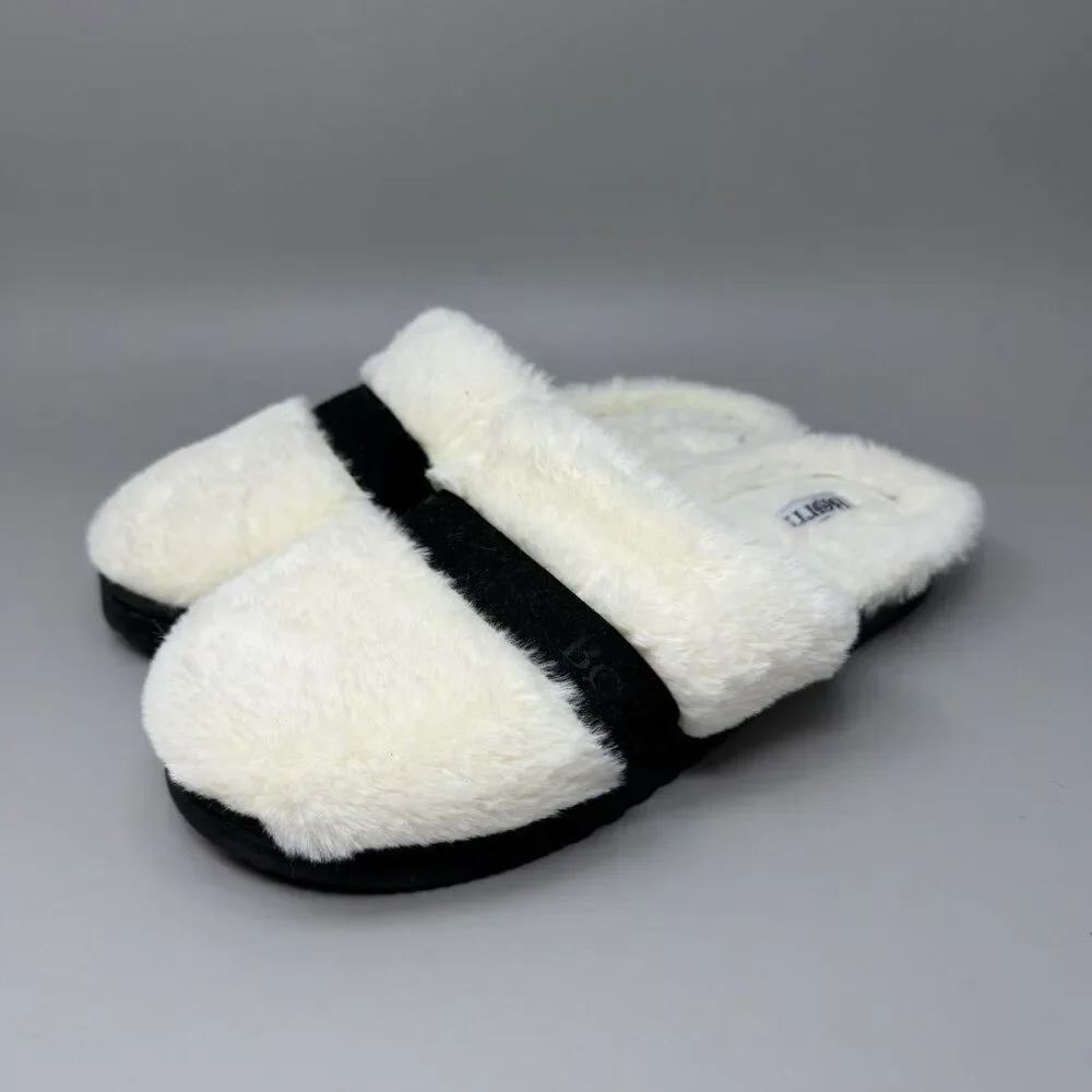 Born Men’s  Slipper Faux Shearling Lining White Men Size Large (9-10)